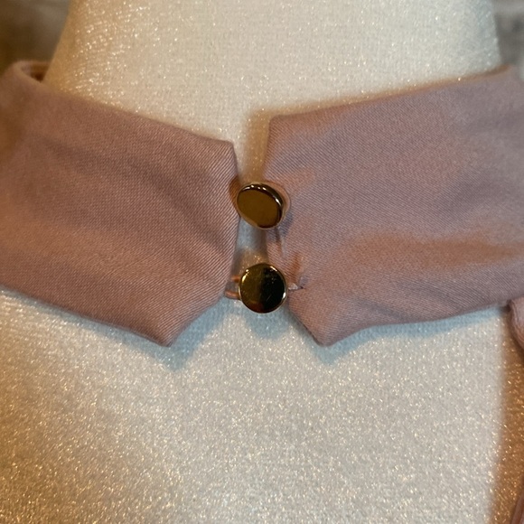 Zara Basic Colllection halter dress, midi, flare skirt. Sz S. Pretty dusty pink. - Picture 10 of 12